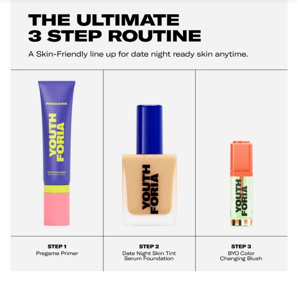 Youth Foria 320 Date Night Skin Tint Serum Foundation - Light Medium to Medium - Picture 5 of 6